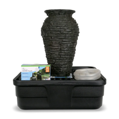 Aquascape Stacked Slate Urn Fountain Kit – 24″ H