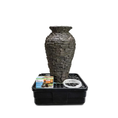 Aquascape Stacked Slate Urn Fountain Kit – 33.5″ H