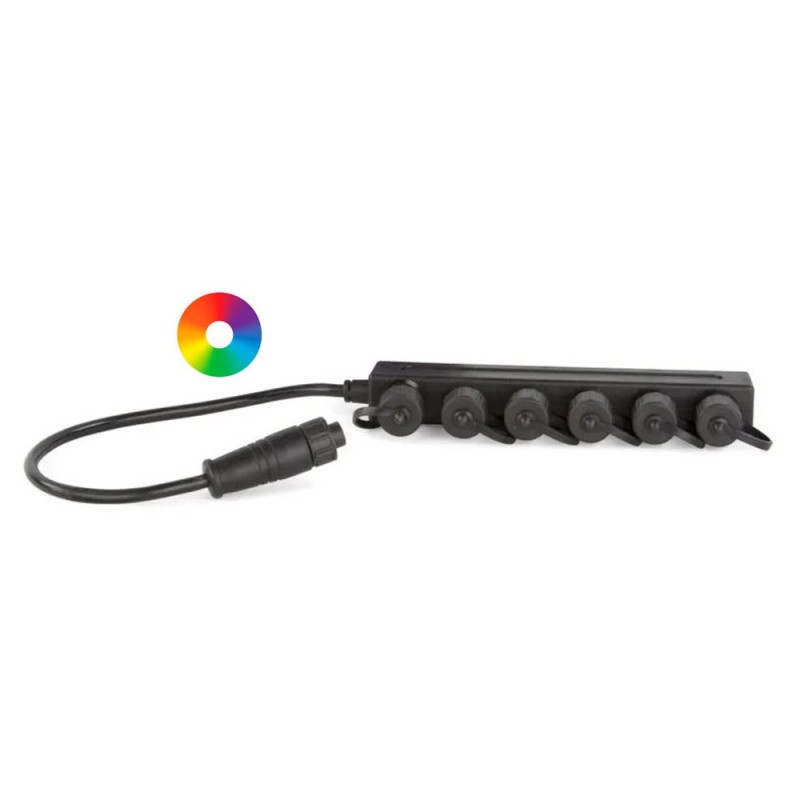 Aquascape 6-Way Color-Changing Light Splitter