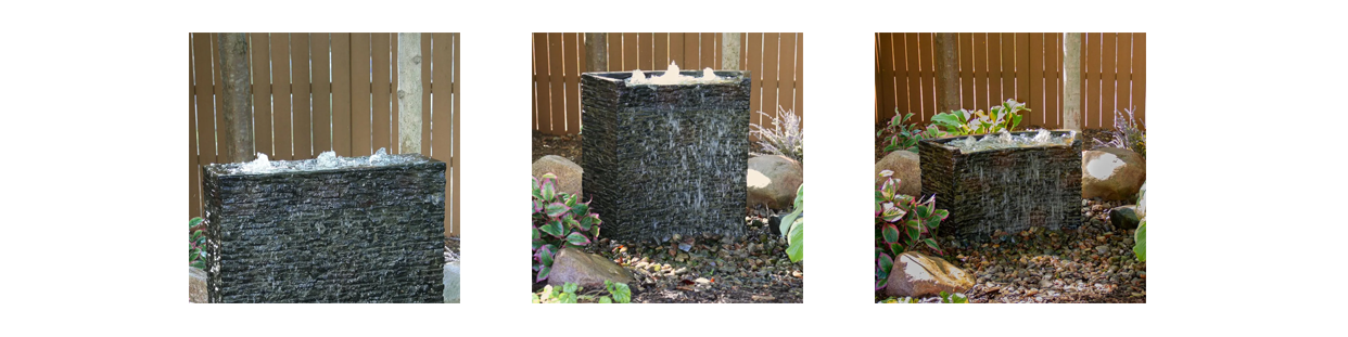 Stacked Slate Wall